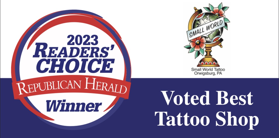 Voted Best Tattoo Shop 2023 Readers' Choice